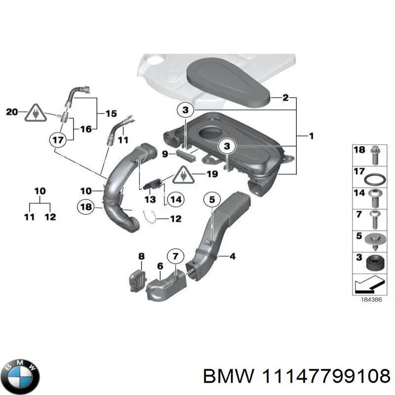 З'єднувальні елементи, система випуску на BMW 1 (E81, E87)
