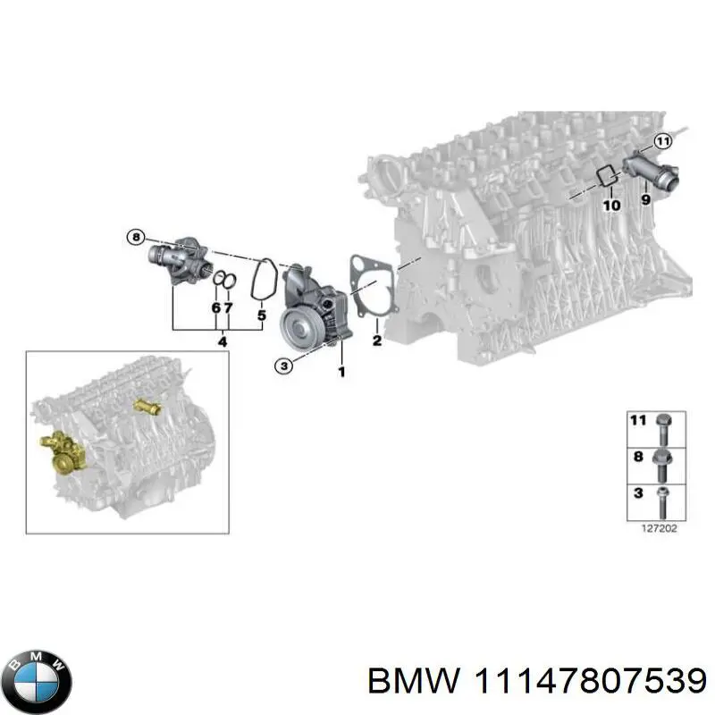 BMW 11147807539 ціна, від 18.28 USD