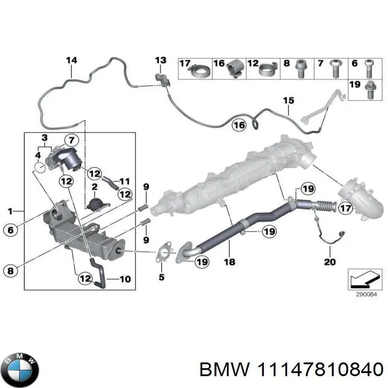 Купити 11147810840 BMW 