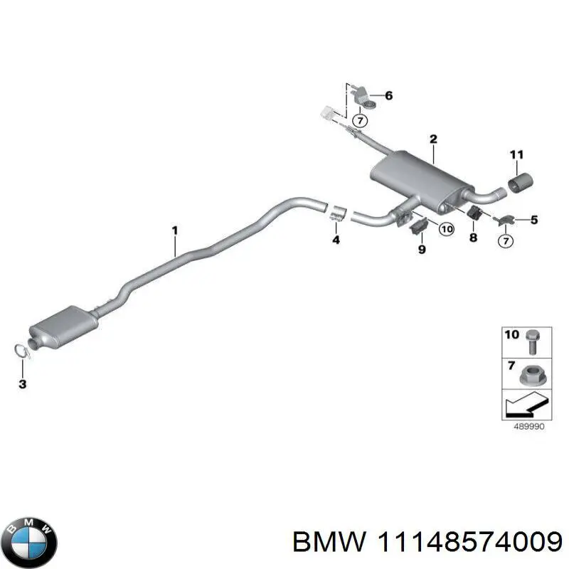 Купити 11148574009 BMW 