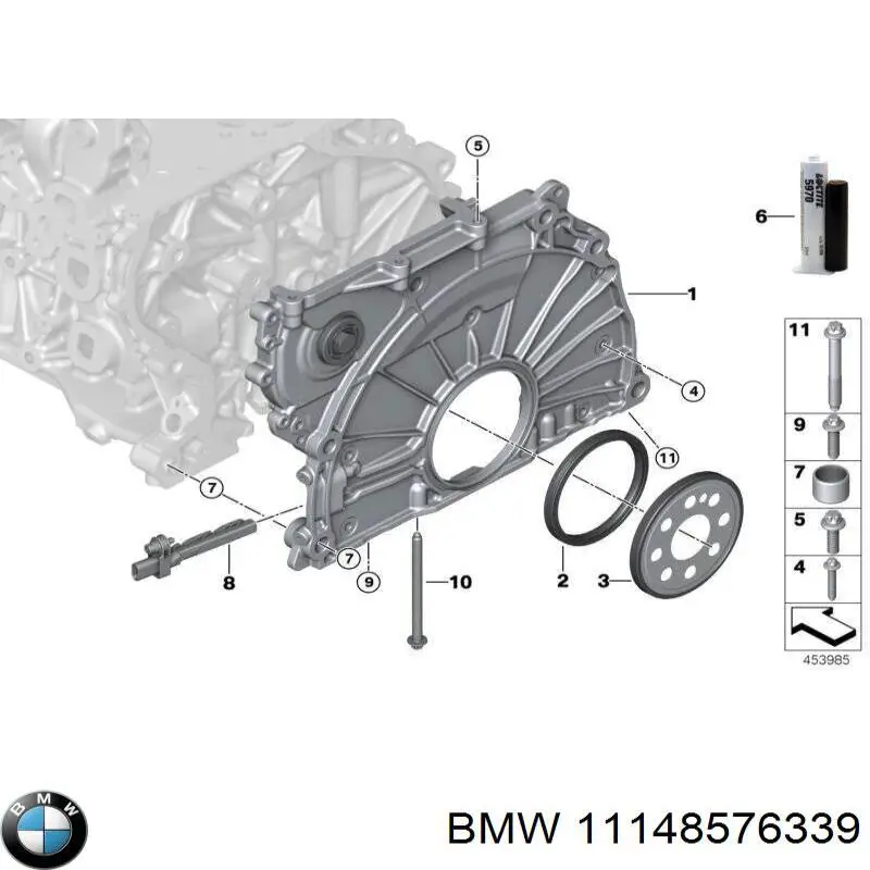 Купити 11148576339 BMW Пробка піддона двигуна
