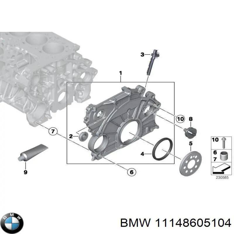 Купити 11147802601 BMW 