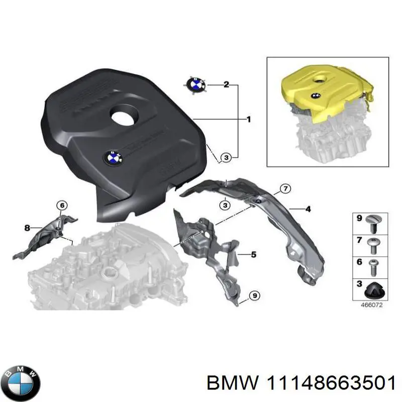  BMW 11148663501 ціна, від 4.63 USD