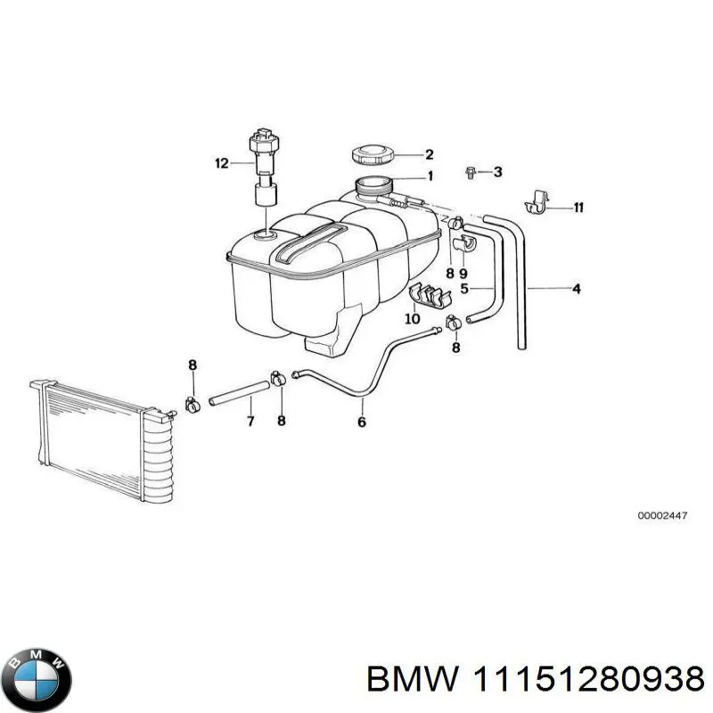  BMW 11151280938 ціна, від 10.93 USD
