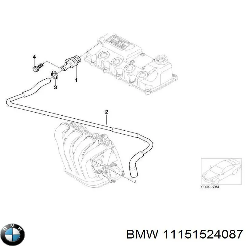  BMW 11151524087 ціна, від 60.71 USD