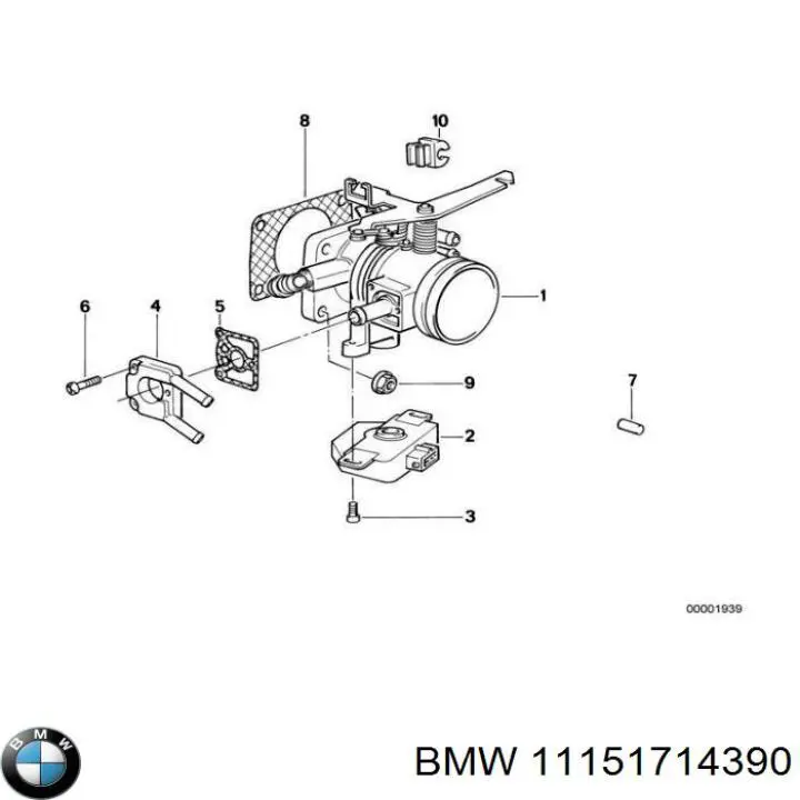 Купити 11151714390 BMW 