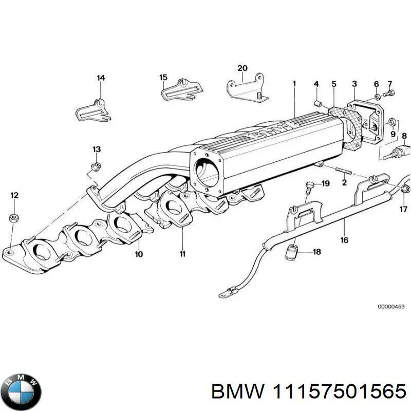 Клапан картерних газів BMW 11157501565 ціна, від 9.90 USD