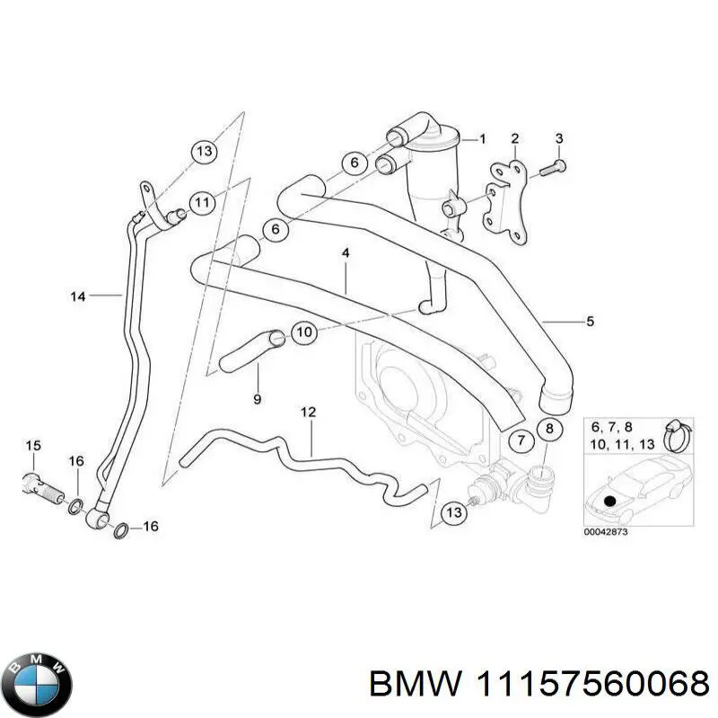 BMW 11157560068 ціна, від 14.87 USD