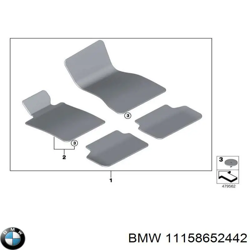Купити 11158652442 BMW 