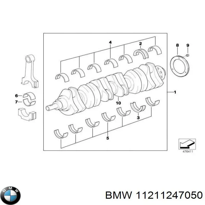  BMW 11211247050 ціна, від 80.62 USD