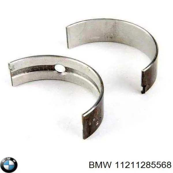 11211285568 BMW вкладиші колінвала, корінні, комплект, стандарт (std)