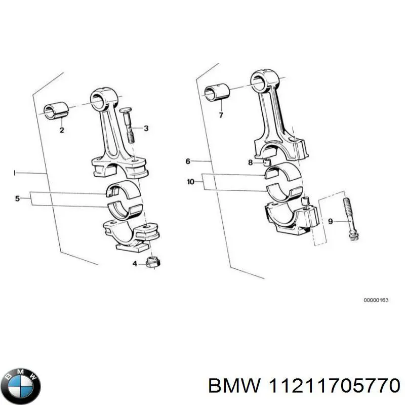 Купити 11211705770 BMW Колінвал