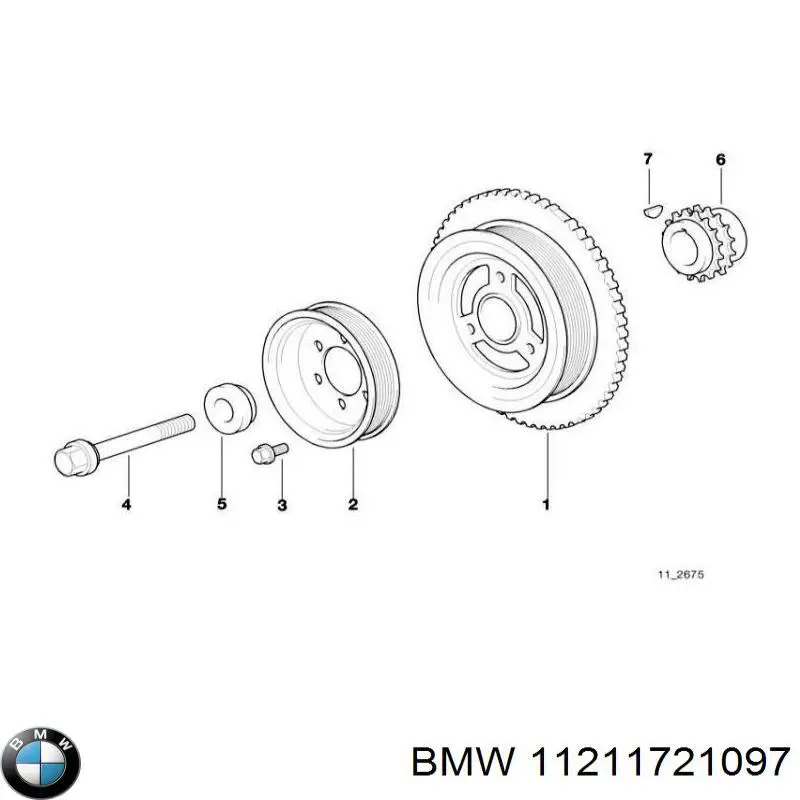 Шестерня розподільчого вала BMW 11211247338 ціна, від 154.24 USD