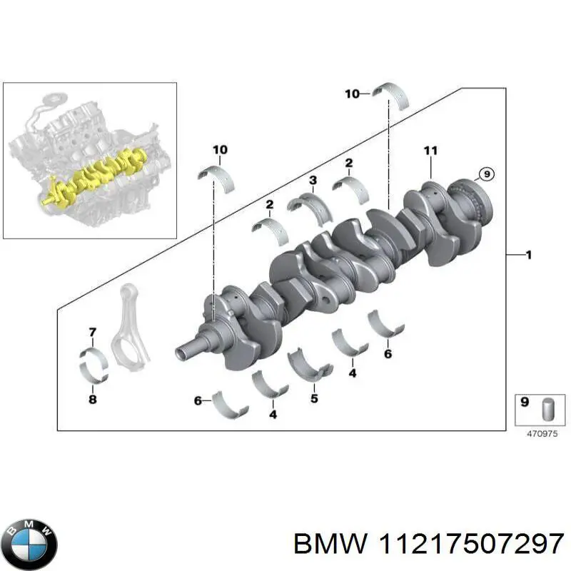  BMW 11217507297 ціна, від 360.97 USD
