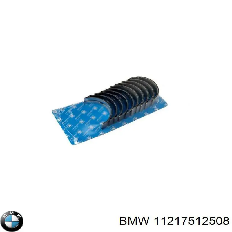 Купити 11217512508 BMW Вкладиші колінвала, шатунні, комплект, 1-й ремонт (+0,25)