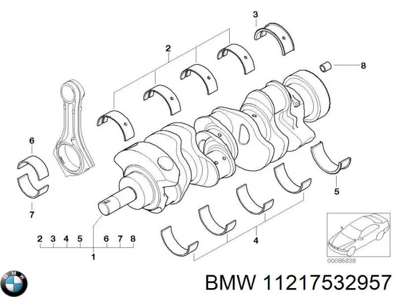  BMW 11217532957 ціна, від 52.74 USD