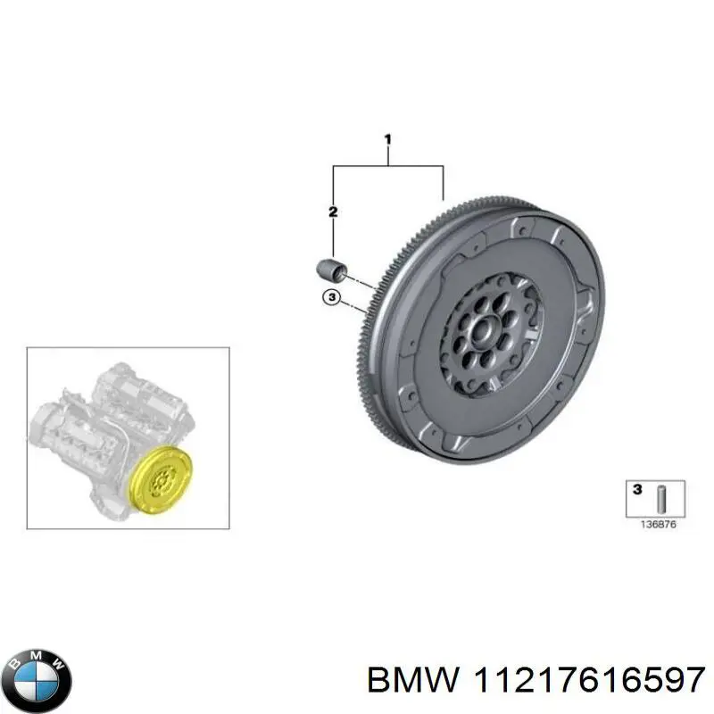 Купити 11217616597 BMW Колінвал