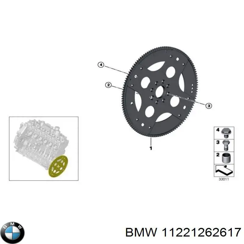 Купити 11221262617 BMW 