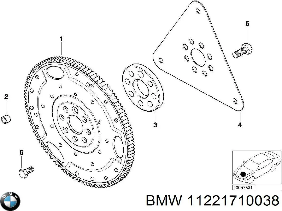 Купити 11221710038 BMW 