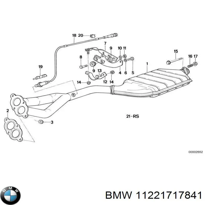 Купити 11221717841 BMW 