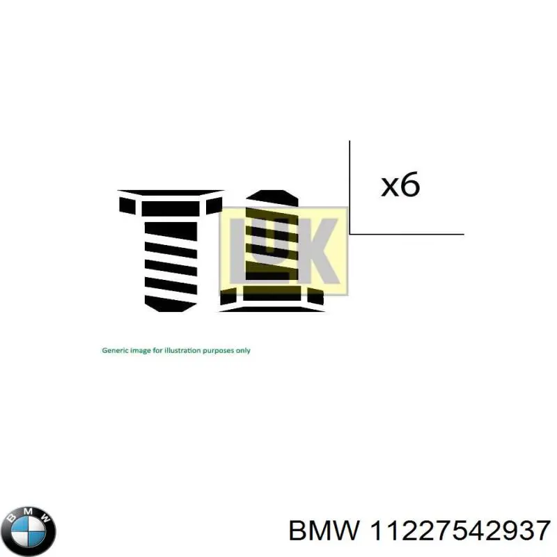 Купити 11227542937 BMW Болт кріплення маховика