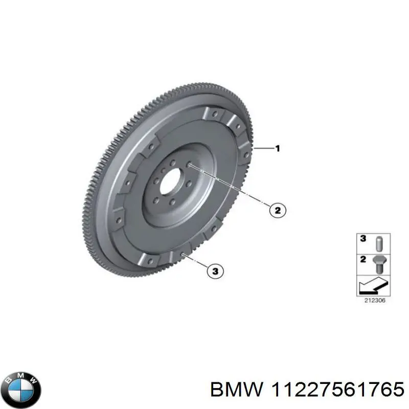 11227561765 BMW Демпферний маховик