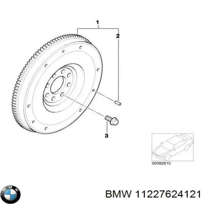 Маховик двигуна BMW 11227624121 ціна, від 19.75 USD