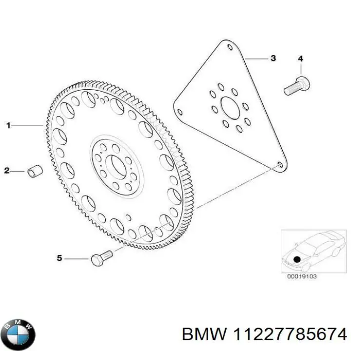 11227785674 BMW Демпферний маховик