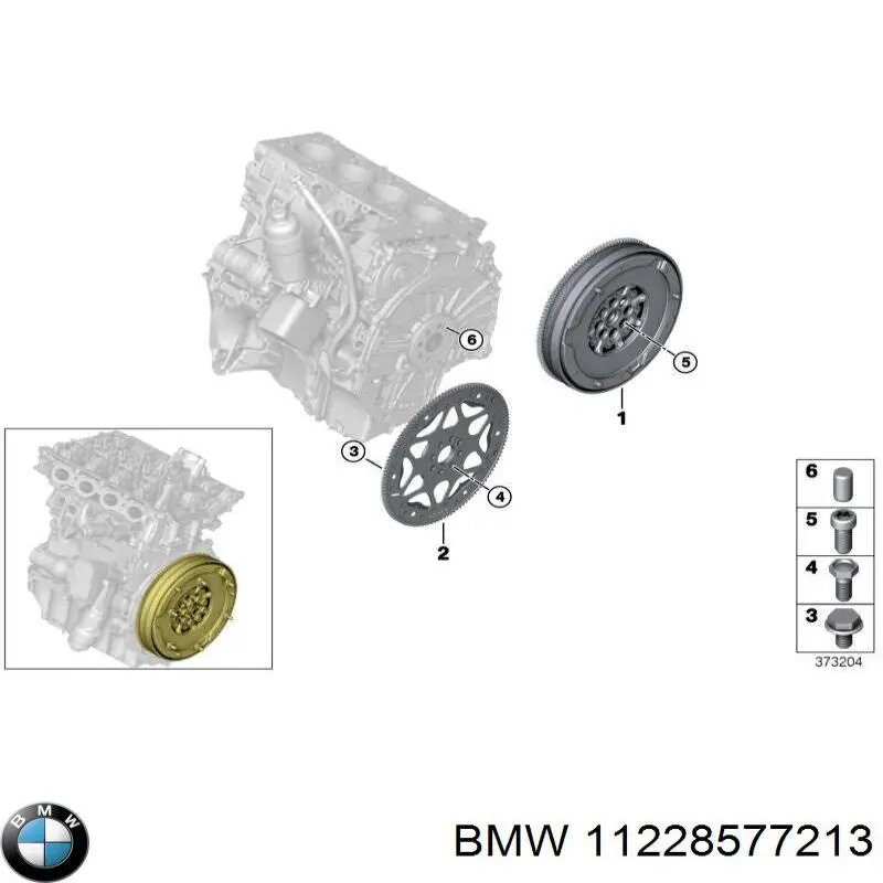 Купити 11228577213 BMW Маховик із зубчастим ободом в зборі