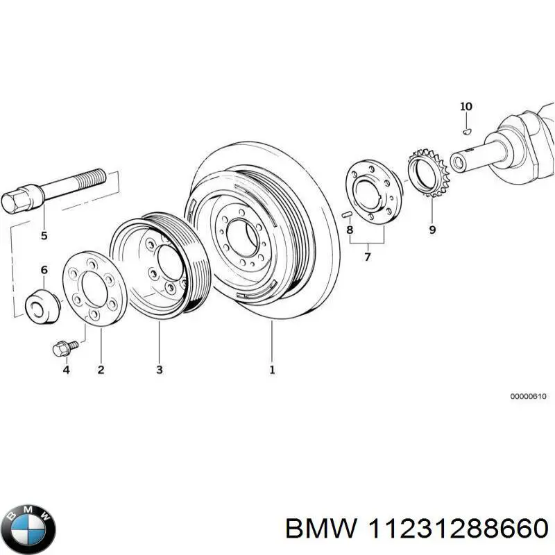  BMW 11231288660 ціна, від 8.31 USD