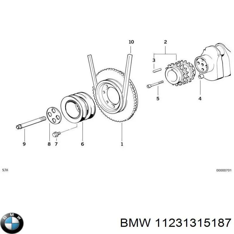  BMW 11231315187 ціна, від 269.57 USD