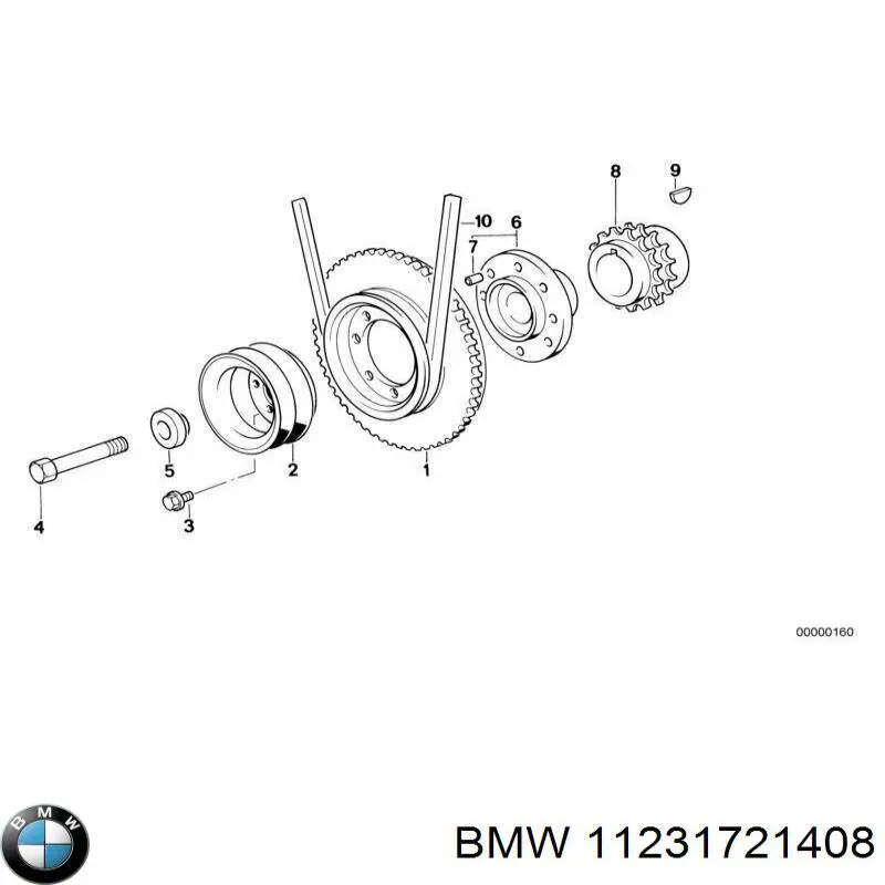 Клиновий ремінь BMW 11231721408 ціна, від 3.57 USD