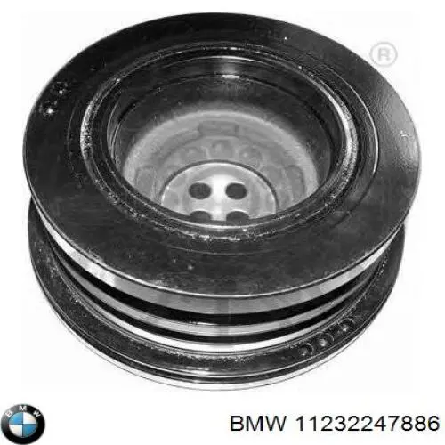 11232247886 BMW Демпфер колінвалу