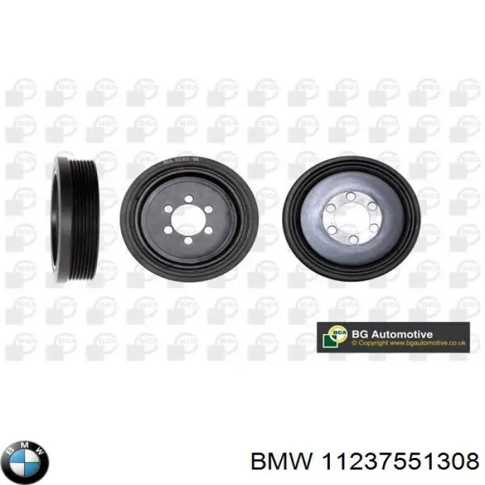 Шків колінвала (демпфер ) BMW 11237551308 ціна, від 60.26 USD