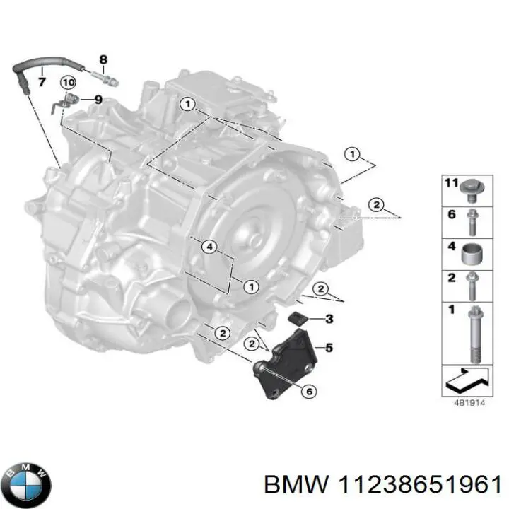  BMW 11238651961 ціна, від 633.47 USD