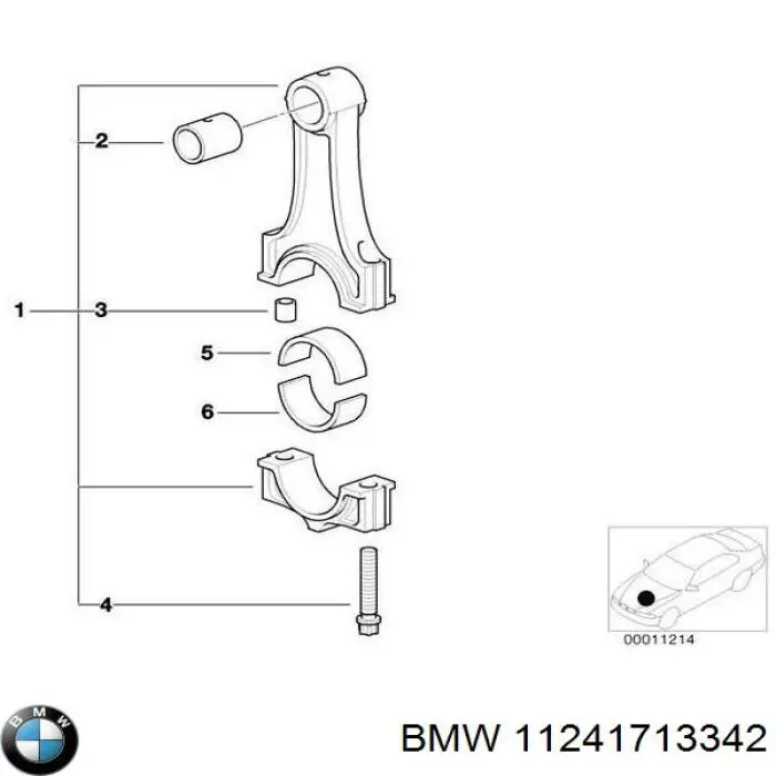 Болт шатуна 04542 Febi
