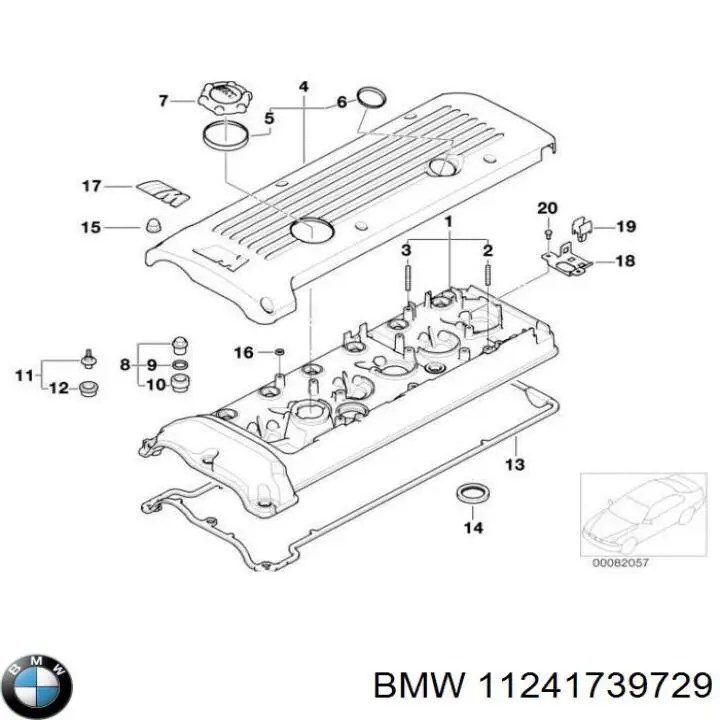 Болт шатуна 11241739728 BMW