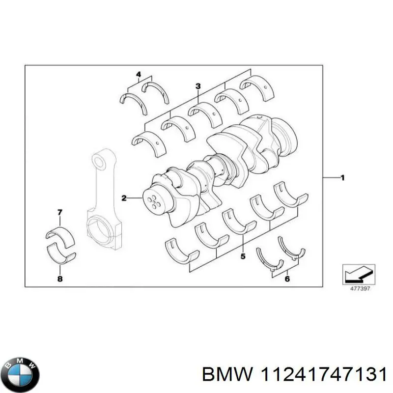 11241747131 BMW Болт кріплення шатуна