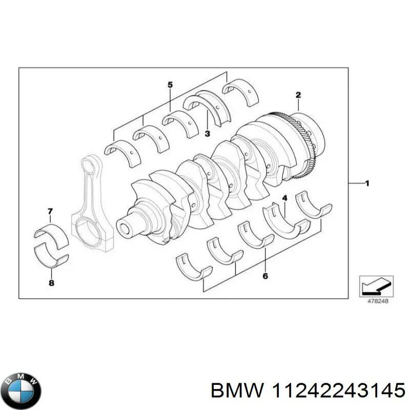 Втулка шатуна клонували BMW 11242243145 ціна, від 44.49 USD