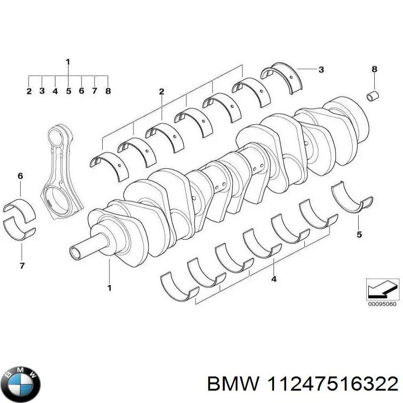 Болт шатуна BMW 11247516322 ціна, від 4.99 USD