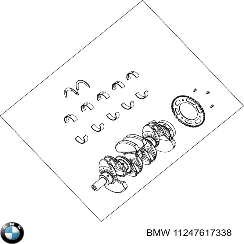 Шатунні вклалиші колінвала STD BMW 11247617338 ціна, від 34.60 USD