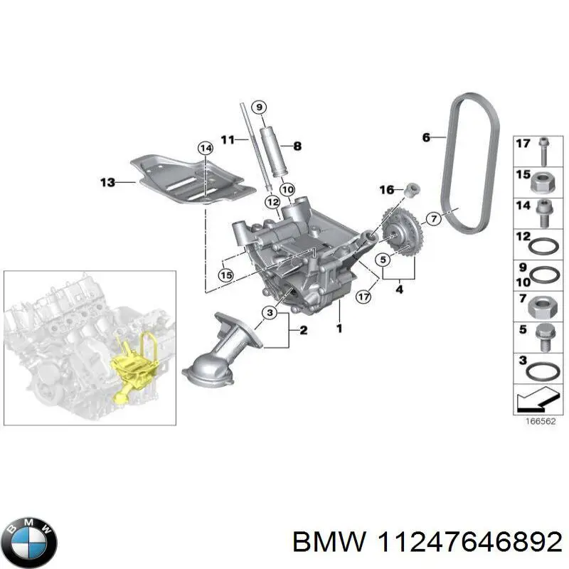 Шатун поршня двигуна 11247646892 BMW