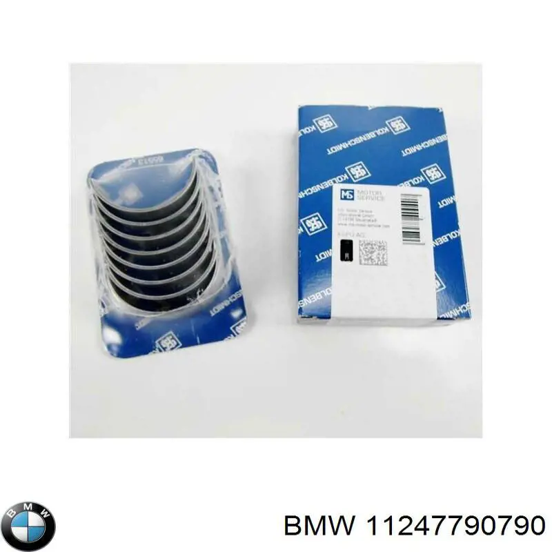 11247790790 BMW вкладиші колінвала, шатунні, комплект, стандарт (std)