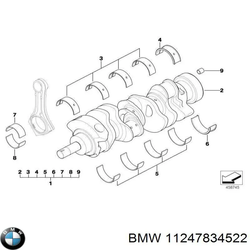  BMW 11247834522 ціна, від 7.05 USD