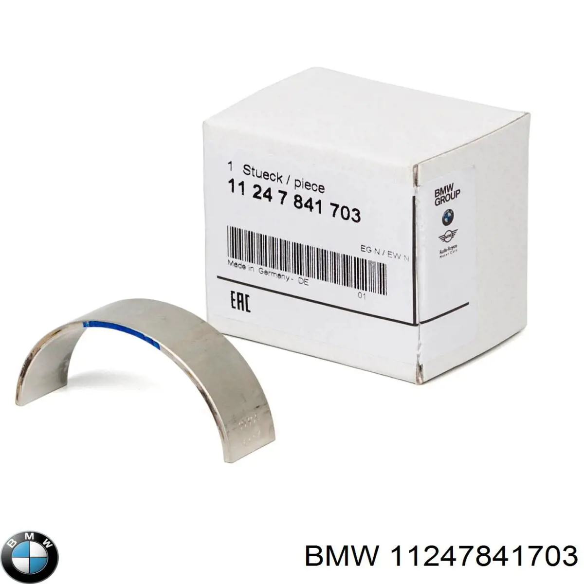 Купити 11247841703 BMW Вкладиші колінвала, корінні, комплект, 1-й ремонт (+0,25)