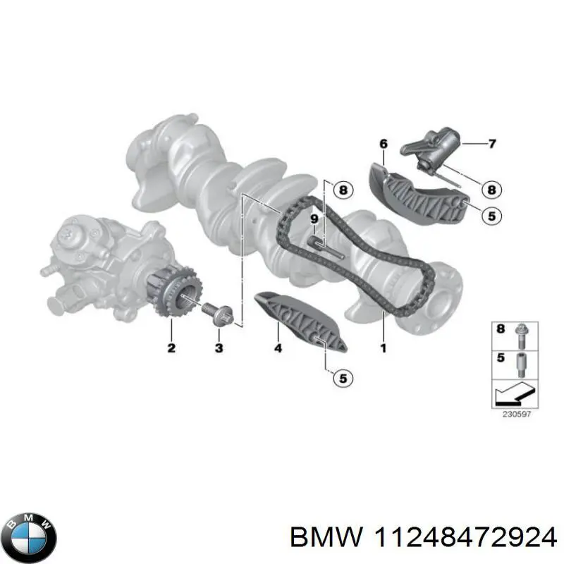 Купити 11248472924 BMW Болти для кріплення шатунів