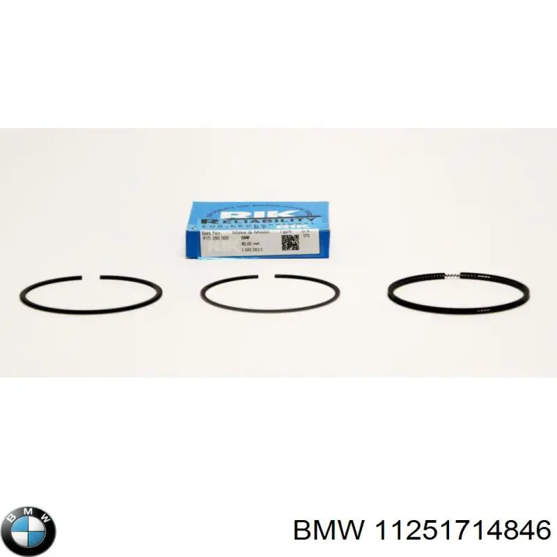 11251714846 BMW кільця поршневі комплект на мотор, std.