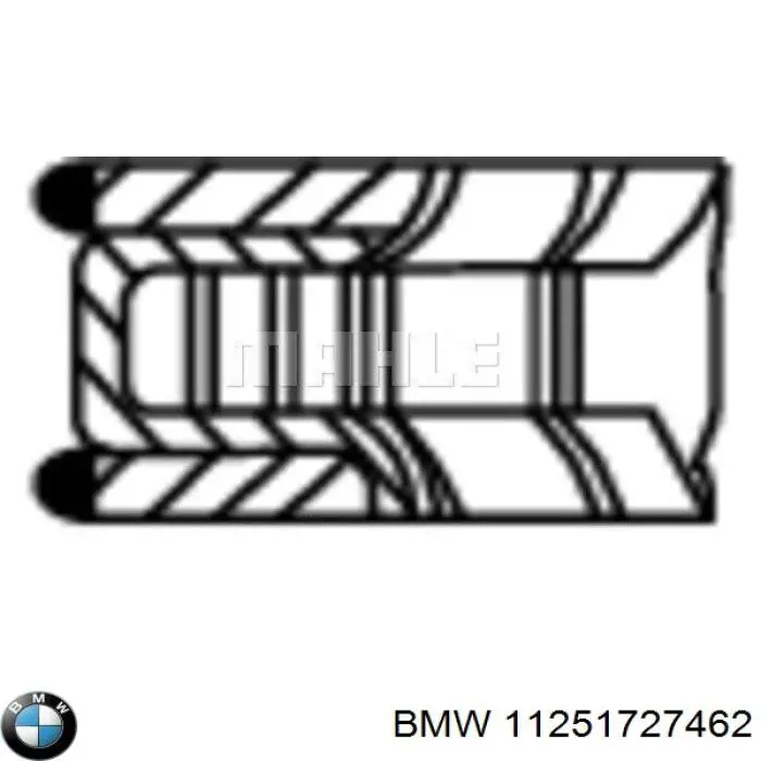 11251727462 BMW кільця поршневі на 1 циліндр, std.