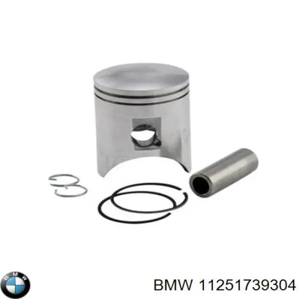 11251739304 BMW поршень в комплекті на 1 циліндр, 2-й ремонт (+0,50)