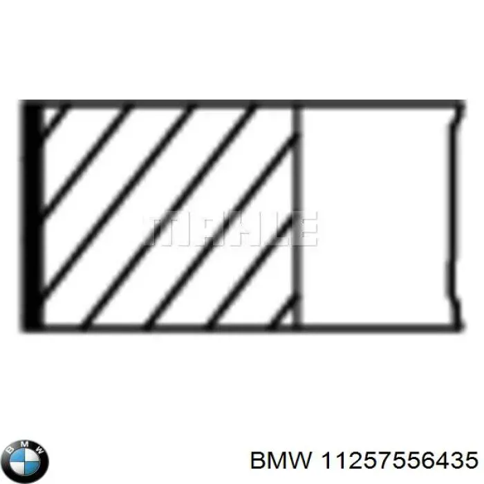 11257556435 BMW кільця поршневі на 1 циліндр, std.